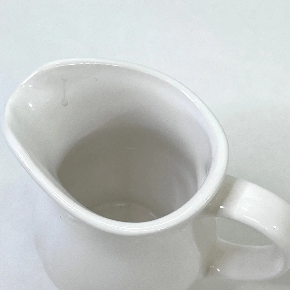 Pfaltzgraff Filigree White Stoneware Sugar Bowl with Lid and Creamer Pitcher Set